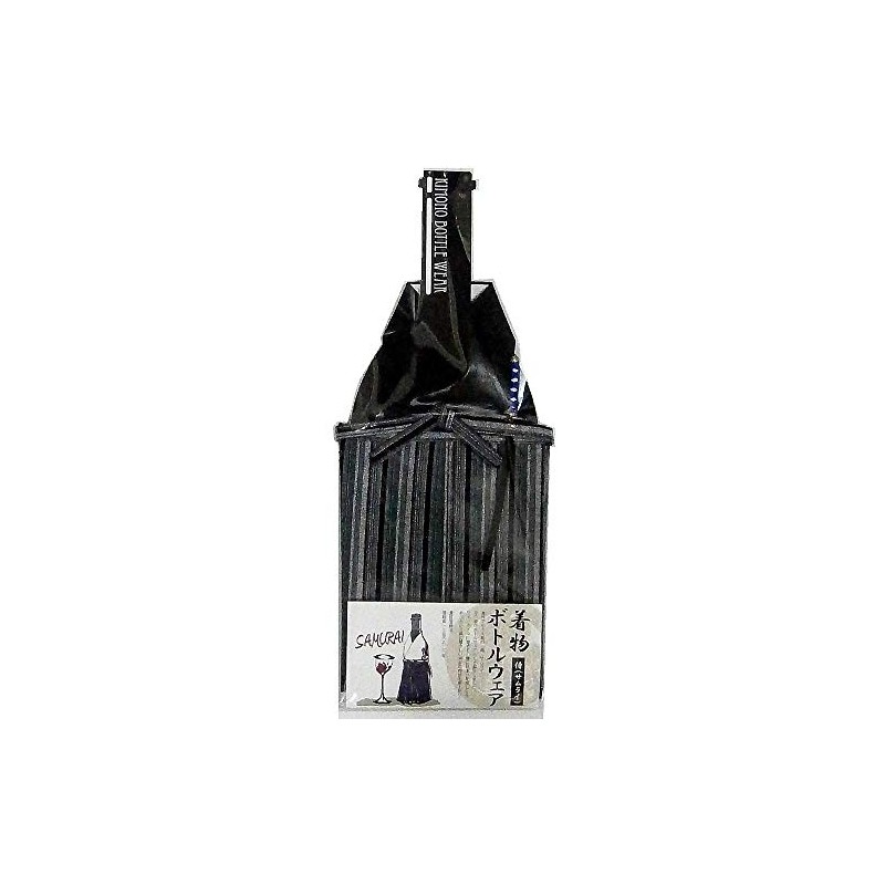 Kimono Bottle Cover Kimono Bottle Wear Samurai (Samurai) Black