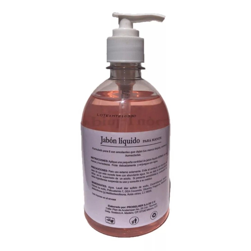 BELHER MAX Jabon Liquido Para Manos Belher Max Caja Con