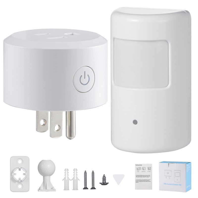 SEHOMY Motion Sensor Switch with Outlet for Bathroom Kitchen, Control
