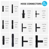 Multipurpose Vacuum Line Kit,6PCS 5Ft Vacuum Hose Automotive+64PCS Vacuum Line
