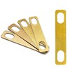 MX0312D 8Pcs Guitar Neck Shims 0.2mm 0.5mm 1mm Thickness Brass