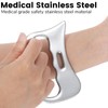 Gjinxi Gua Sha Muscle Scraper, Stainless Steel Scraping Tool for