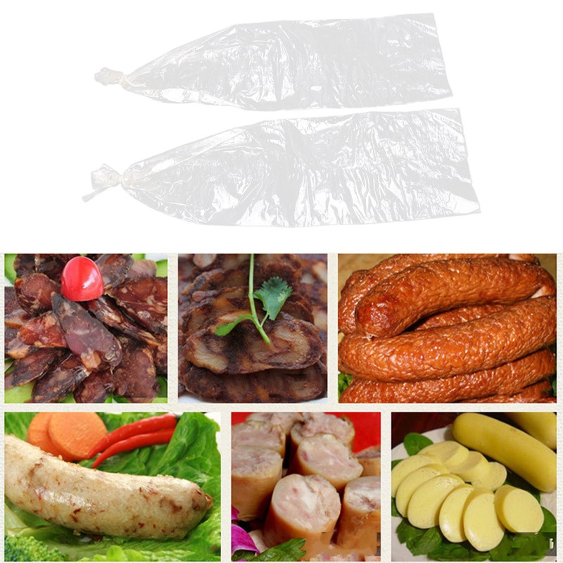 20Pcs Edible Drying Sausage Casing for Flavorous Homemade Sausages Ham