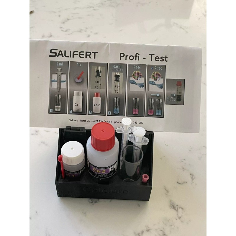 Salifert Magnesium Test Kit Organizer Box 3D Printed