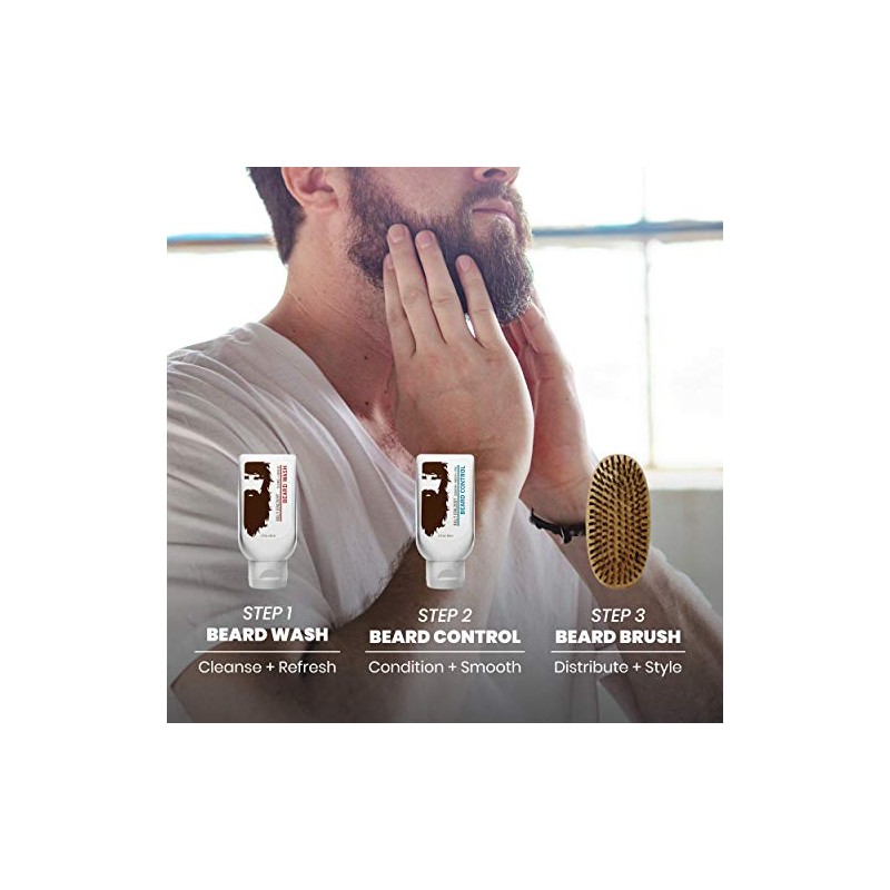Billy Jealousy Kit Envy Hombres Lavado Control Barba 3oz Cepillo