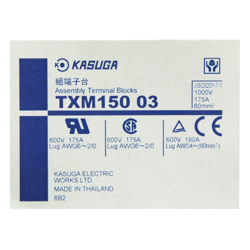 Kasuga Electric TXM15003 TX Set Terminal Block