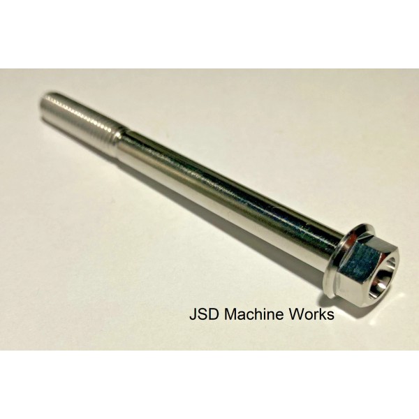 JSD Machine Works Grade 5 Titanium Metric Bolt Flanged Hex
