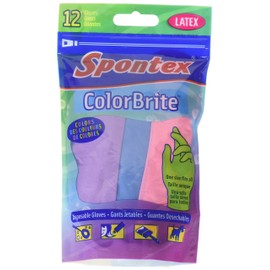 Spontex ColorBrite Latex Gloves