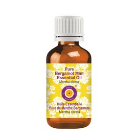 Deve Herbes Pure Bergamot Mint Essential Oil (Mentha citrata) Steam Distilled 50ml (1.69 oz)