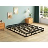 AROMUSTIME 7 Inch Queen Box Spring,Black Heavy Duty Metal Mattress