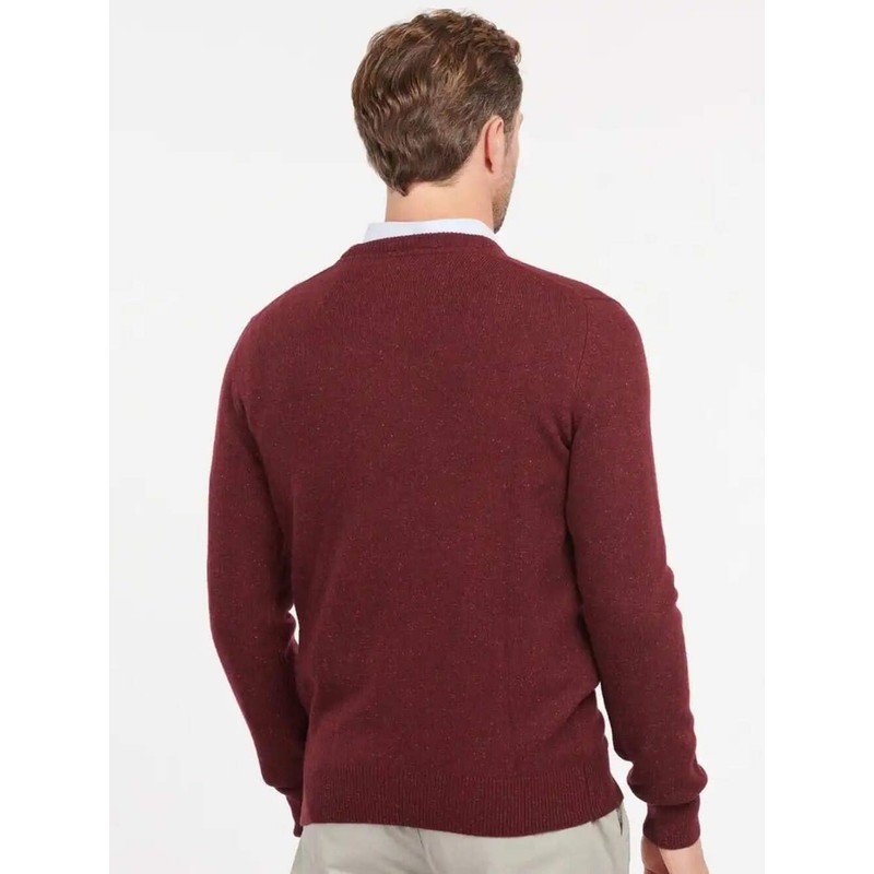 Barbour MKN0844 Harren XL Crew Neck Knitwear, red