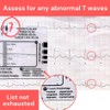 2PCS ECG 7 Step Ruler, Plastic Ruler for ECG/EKG Interpretation,