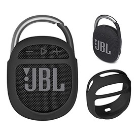 getgear Silicone Cover Compatible with JBL Clip 4 Portable Speaker(Black)