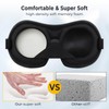 Brencco Sleep Mask 3D 2 Pairs Ear Plugs Sleep Mask