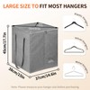 BOHEMIABY Clothes Hanger Organizer-Hard Shell Hanger Storage with Dust Lid,