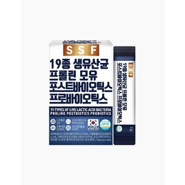Sunsu Food [순수식품] 19종 생유산균 프롤린 모유 포스트바이오틱스 1박스(100포) (단일옵션) [Pure Foods] 19 Types of Live Probiotics Proline Breast Milk Postbiotics 1 Box (100 Sachets) (Single Option)