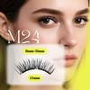 CALAILIS Magnetic Eyelashes with Applicator Upgrade Soft Magnetic Eyelashes Natural