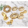 M10 Solid Brass Half Nuts DIN 439 (Pack of 10)