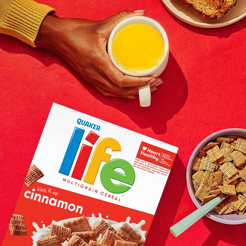 Life Multigrain Breakfast Cereal, Cinnamon, 13 Ounce (Pack of 3)