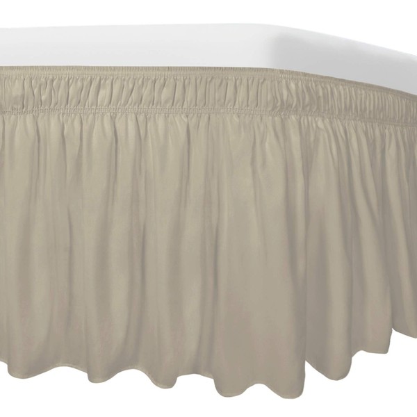 Easy-Going Bed Skirt for Queen or King Size Bed, 18