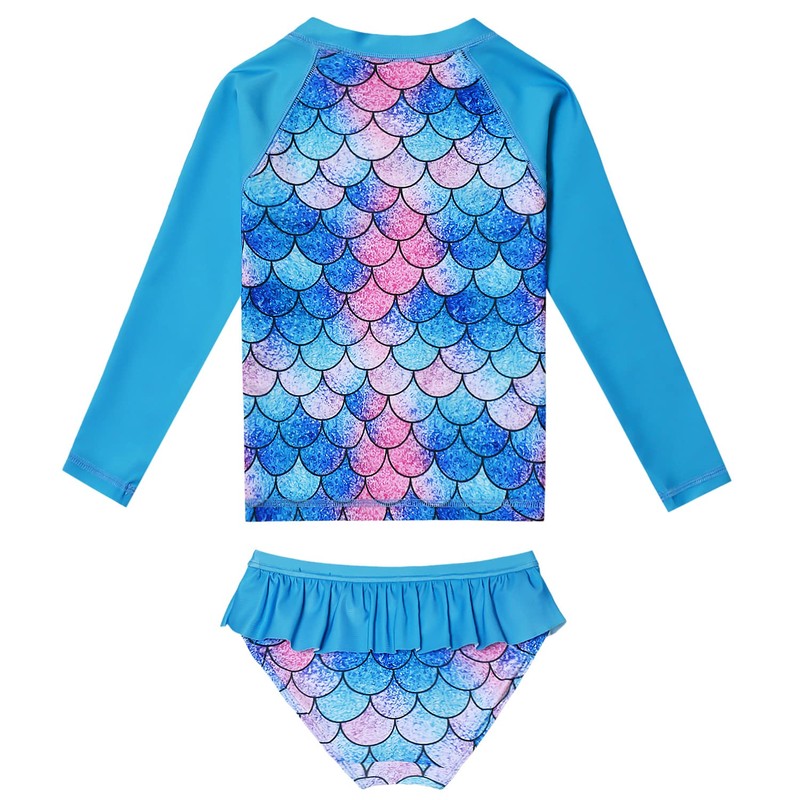 QPANCY - Traje de baño para niñas con protección solar