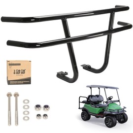 10L0L Golf Cart Front Brush Guard Tubular Bumper Club Car DS 1984-1999, Gas & Electric Accessories Heavy Duty Front Bumper Guard Accessories, Club Car Bumper Replacement