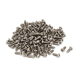 Sourcingmap 3mm x 8mm Phillips Drive Fully Thread Self Tapping Pan Head Screws 100PCS