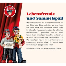 Gildeclown Flower Basket - Valentine's Day Flower Gift for Women - Lucky Charm - in Gift Box Height 14 cm