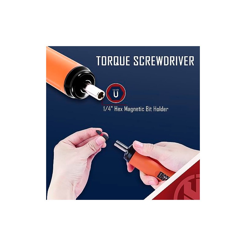 KNINE OUTDOORS Torque Screwdriver Wrench Driver Set 10-70 Inch Pounds