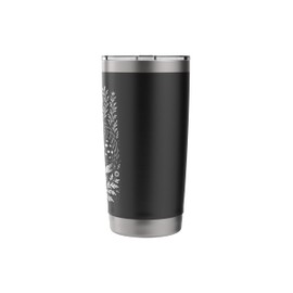Folk Art Deer Woodland Nature Lover Wild Animal Fans Stainless Steel Insulated Tumbler