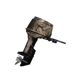 Mossy Oak Graphics 10005-40-DB Duck Blind Camo Boat Motor Wrap Kit - Easy to Install Vinyl Wrap with Matte Finish - 40 HP Or Less Kit