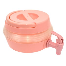 RSW Collapsible Drink Beverage Dispenser Plastic 3.3Lt Serving Jar with Tap (Pastel Pink)