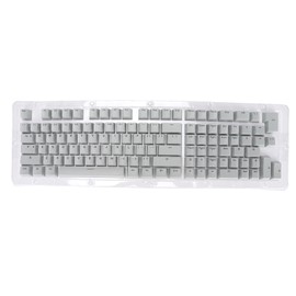117 Keys Keycaps OEM Height Two Colors Injection Fastness OPQ Opaque Keycaps for 61/64/68/71/78/82/84/87 Keys KeyboardLight Grey Black Letters