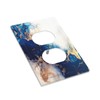 Art Marble Abstract 1 Gang Duplex Device Wall Plate Cover
