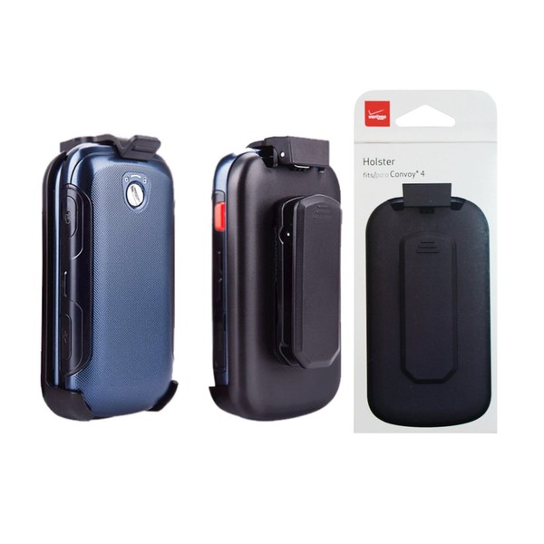 Verizon Wireless Case Compatible With Convoy 4 (B690), Swivel Belt