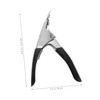 SAFIGLE Nail Clippers Ergonomic Shaped Stainless Steel Manicure Tool for