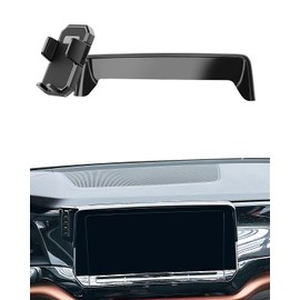 Car Phone Mount for VW/Volkswagen Atlas/Altas Cross Sport 2024 2025 Accessories Custom 12-inch Screen Auto Lock Car Phone Holder 360° Rotation Cell Phone Automobile Cradles Not Affect Air Vent