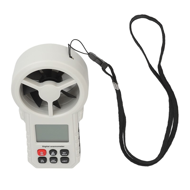 Digital Anemometer High Accuracy Handheld Wind Speed Meter LCD Display
