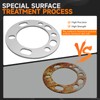 LUJIANI 4 Pack Universal Wheel Spacers, 2/9" (5.8 mm) Thick