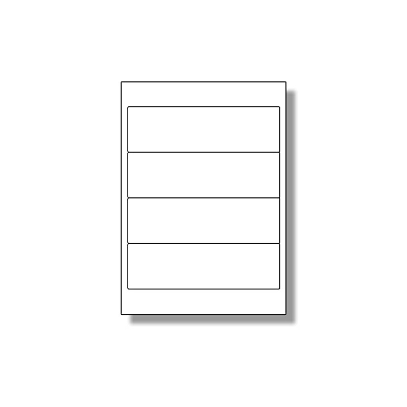 Label Planet® 4 Per Page/Sheet, 5 Sheets (20 Sticky LEVER