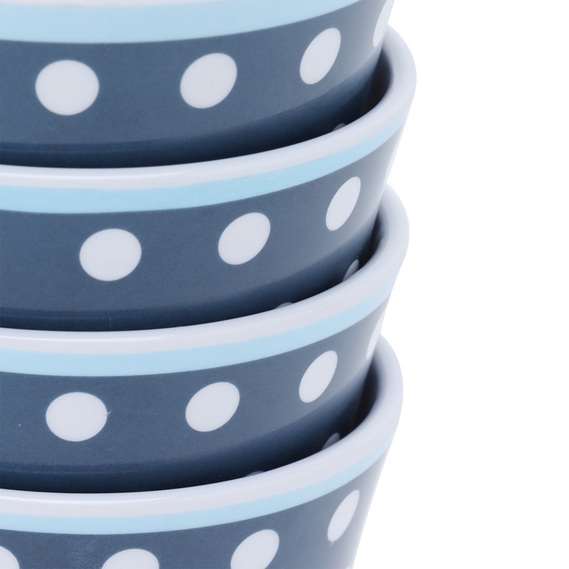 4Pcs/Set Cute Melamine Mug Imitation Porcelain Beverage Cup for Home