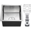 Suncano Bar Sink Undermount 13x15 Inch, Stainless Steel Small Kitchen