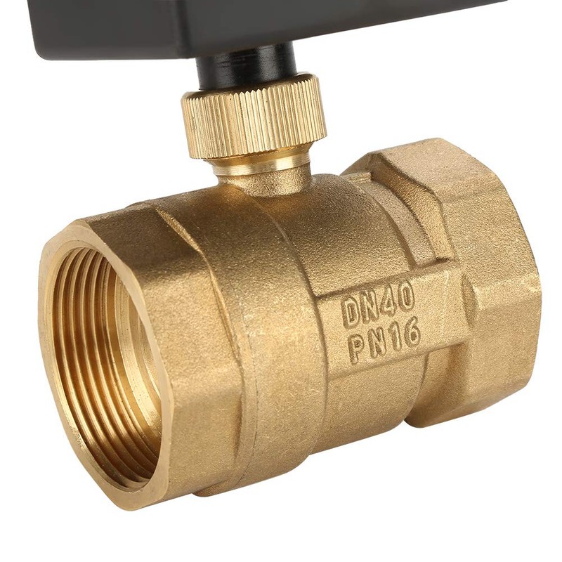 DC 24 VBrass Motorised Ball Valve 2 3 Way Electric