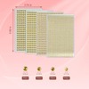 4 Sheets Self Adhesive Pearl Stickers Flat Back – Bling