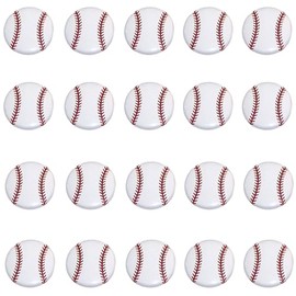 iMagitek Sport Ball Pinkback Buttons Pins for Sport Player Team Gifts (Baseball)