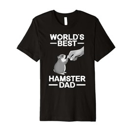 Funny Hamster Design For Men Dad Father Dwarf Hamster Lover Premium T-Shirt