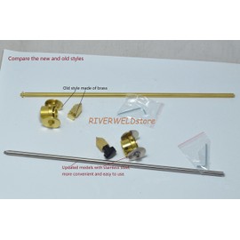 RIVERWELD ESAB L-TEC PT-31 JG-40 WSD-LG40 Plasma Electrode Tips Nozzle Extended Shroud Shield Cup Kit Fit CUT 50D 50 40 Plasma Cutter (Circinus Roller Guide Wheel)