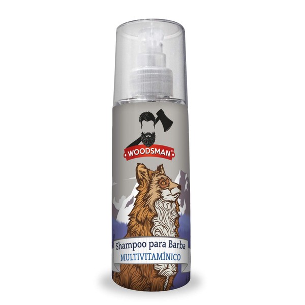 Woodsman - Shampoo para Barba y Bigote Multi-Vitamínico (Fox) 150 ml