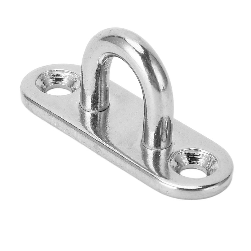 4Pcs Staple Ring Hook Stainless Steel Rugged 800LB High Strength