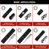 MIXPOWER 8PCS Spline Socket Set,SAE & Metric Lug Nut Key